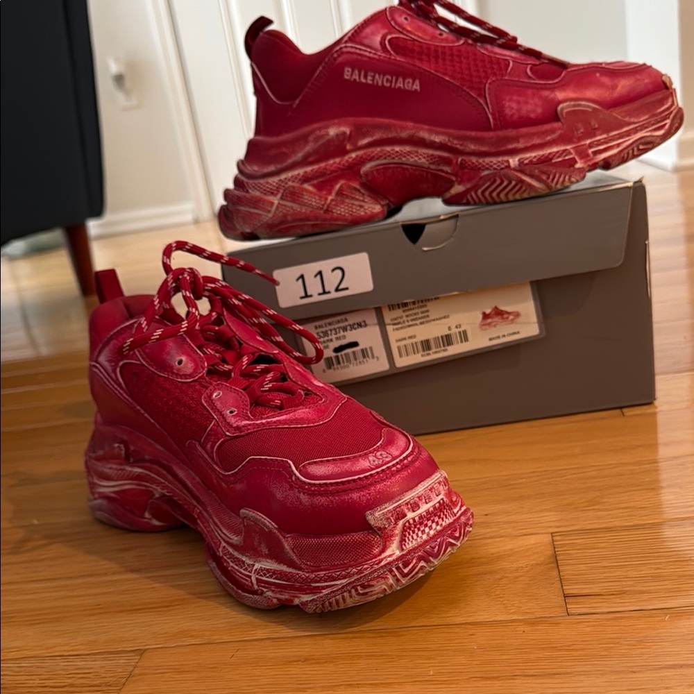 Balenciaga Red Sneakers